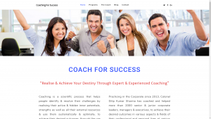 Coaching For Success Website Design