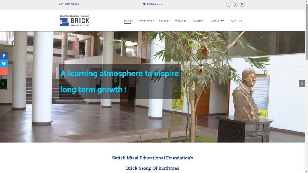 SMEFs Brick Group Of Institutes Website Design