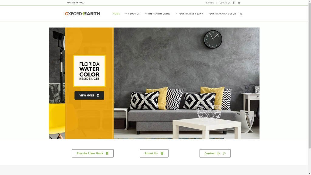 Oxford 1 Earth Pune Website Design